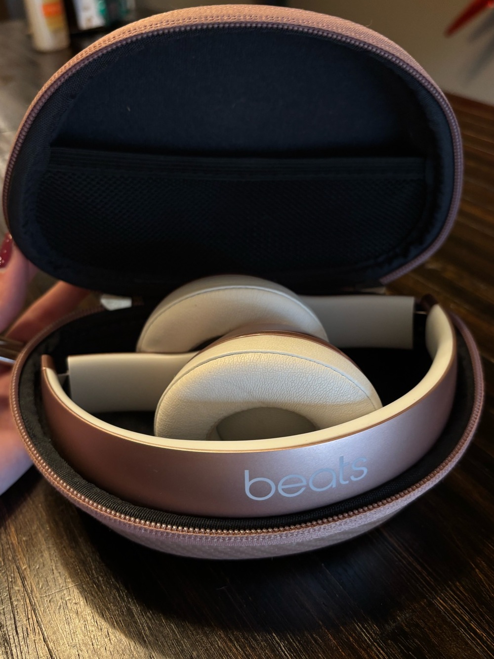 Beats by Dre Wireless Over-Ear Headphones in Rose Gold